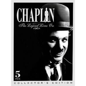 Charlie Chaplin The Legend Lives On (DVD, 5-Disc Set) Collector's Edition